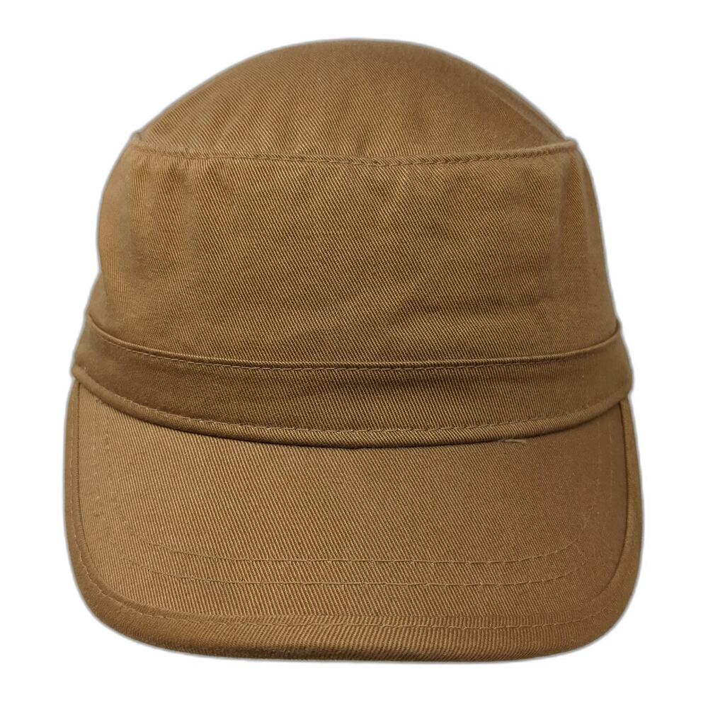 econscious Army Cap Brown One Size Organic Cotton Solid Blank Hat Slideback